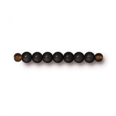 3mm TierraCast Black Oxide Round Spacer Beads