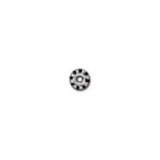 4mm TierraCast Teke Heishi Spacers - Antique Pewter Finish - Pack of 30