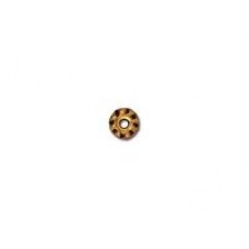 4mm TierraCast Teke Heishi Spacers - Brass Oxide Plated - Pack of 20