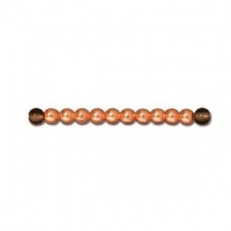 2mm TierraCast Bright Copper Round Spacer Beads
