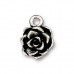 12mm TierraCast Succulent Charms - Antique Silver - Pack of 2