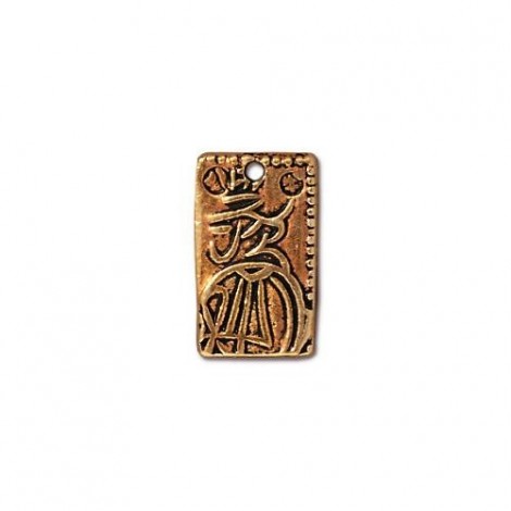 12mm TierraCast Nisshu Drop - 22K Gold Plated - Pack of 2