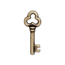 22mm TierraCast Key Charm - Brass Oxide - Pack of 2