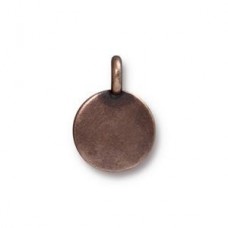 12mm TierraCast Blank Charms - Ant Copper