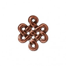 17x15mm TierraCast Celtic Eternity Knot - Ant Copper
