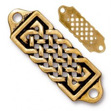 37x12mm TierraCast Celtic Focal Centrepieces - Antique Gold - Each