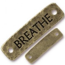 40x12mm TierraCast Breathe Link - Ant Brass Oxide - Each