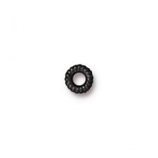 5mm TierraCast Small Coiled Ring - Black Oxide - Pack of 20