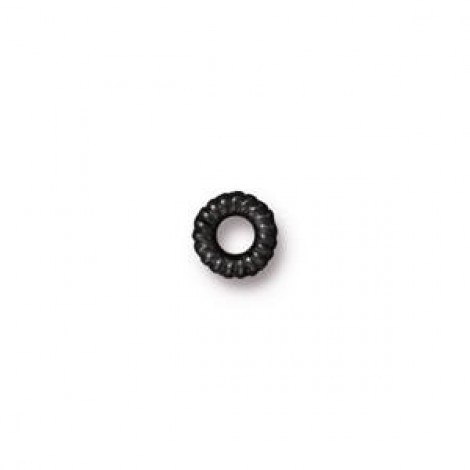 5mm TierraCast Small Coiled Ring - Black Oxide - Pack of 20