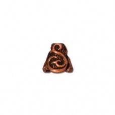 8mm TierraCast Lily Cones - Antique Copper - Pack of 2