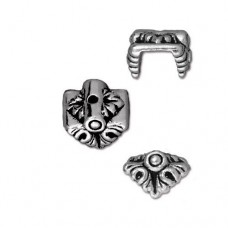7x9mm TierraCast Luna Pendant Bails - Ant Silver - Pack of 2
