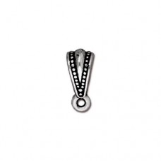 12mm TierraCast Royal Bail - Antique Fine Silver Plated - Pack of 2