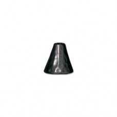 8mm TierraCast Hammertone Cones - Black Oxide - Pack of 2