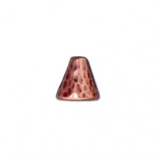 8mm TierraCast Hammertone Cones - Antique Copper - Pack of 2
