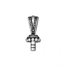 17mm TierraCast Glue-In Royal Bail - Antique Silver - Pack of 2