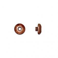 6mm TierraCast Classic Bead Aligners - Antique Copper Plated - Pack of 10