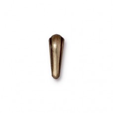 12mm TierraCast Nouveau Pinch Bail - Brass Oxide
