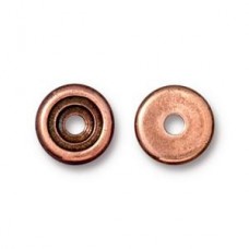 10mm TierraCast SS34 Glue-In Rivetable - Ant Copper - Pack of 2