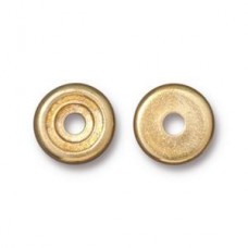 10mm TierraCast SS34 Glue-In Rivetable - Gold Plated - Pack of 2