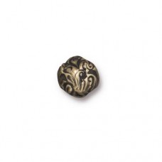 8mm TierraCast Jardin Bead - Brass Oxide - Pack of 2