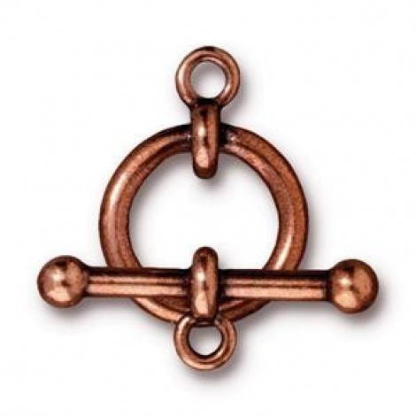 15.7mm TierraCast Anna Toggle Clasp Set - Ant Copper