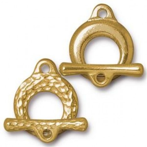 13mm TierraCast Makers Toggle Clasp - Gold Plated