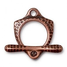 18mm TierraCast Forged Toggle Clasp Set- Ant Copper