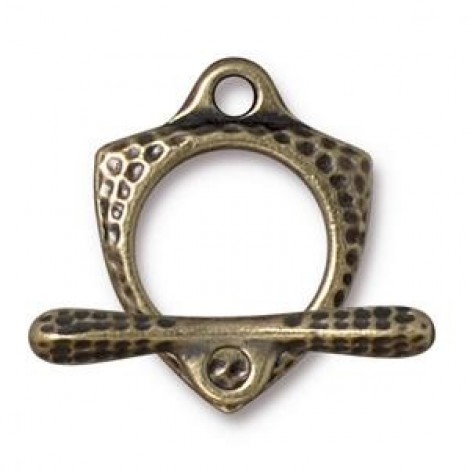18mm TierraCast Forged Toggle Clasp Set - Brass Oxide