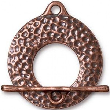 27mm TierraCast Artisan Toggle Clasp - Ant Copper - Each