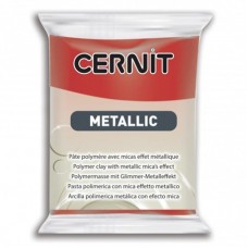 Cernit Polymer Clay - Metallic - Red - 56gm