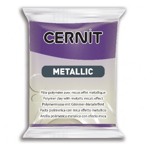 Cernit Polymer Clay - Metallic - Violet - 56gm