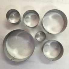 Stainless Steel Cutter Set - Round x 6 sizes