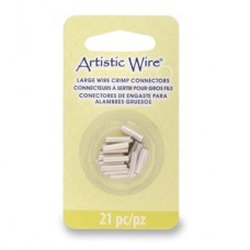 Artistic Wire Large Wire Crimps - Silver - Assorted