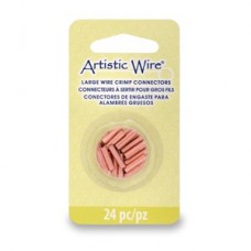 Artistic Wire Large Wire Crimps - Bare Copper Asstd - Pack of 21