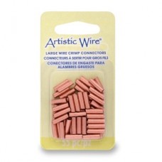 Artistic Wire Large Wire Crimps - 12ga Bare Copper