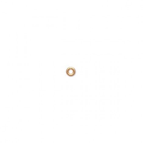 3mm OD (1.5mm ID) 20ga Gold Plated Round Open Jumprings - Pack of 100 3mm OD (1.5mm ID) 20ga Gold Plated Round Open Jumprings - Pack of 100