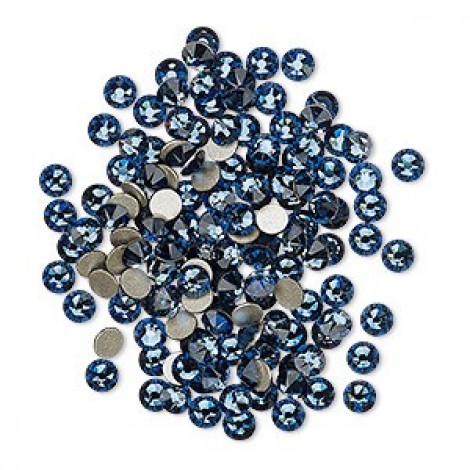 3.2mm SS12 Swarovski Crystal Flatbacks - Montana - Pack of 24 3.2mm SS12 Swarovski Crystal Flatbacks - Montana - Pack of 24
