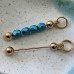 Add-a-Bead Pendant - Small (25mm beading space) Gold Plated - Each