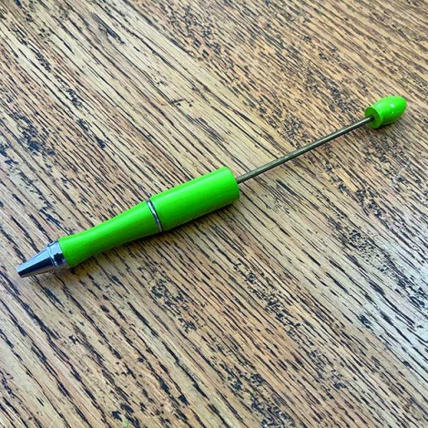 Add a Bead Pen - Lime Green