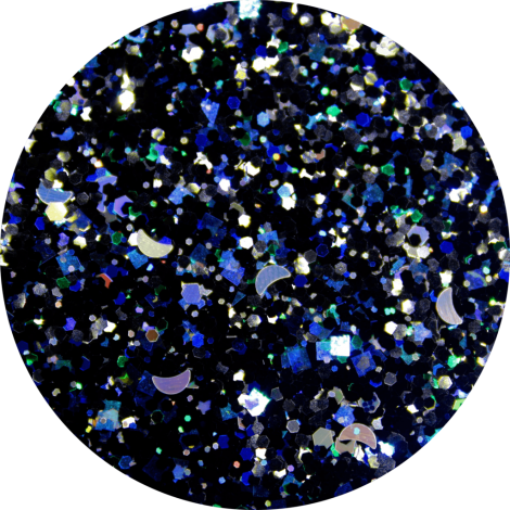 Art Institute Dazzler Glitter - Night Sky (Mixed Shapes)
