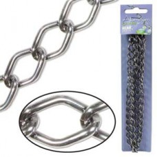 14.4x9mm Aluminium Chain - Taupe - 36" (91cm)