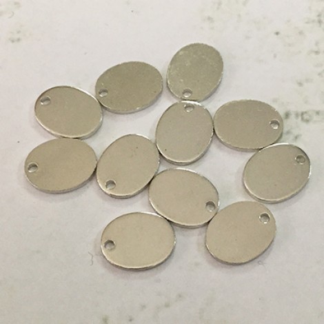 1/4x3/8" (8x10mm) 18ga ImpressArt Alkeme Oval Tag w- Hole - Premium Stamping Blanks - Pack of 12 1/4x3/8" (8x10mm) 18ga ImpressArt Alkeme Oval Tag w- Hole - Premium Stamping Blanks - Pack of 12