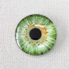 25mm Art Glass Round Cabochons - Dragon Eye 5 - Each