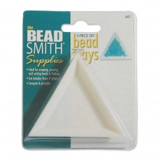 Beadsmith 75mm Plastic Tri-Trays - 3 piece set