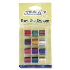 28ga Standard Colors Artistic Wire Buy The Dozen Sampler