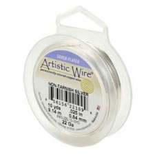 24ga Artistic Wire - Tarnish Resistant Silver - 15yd