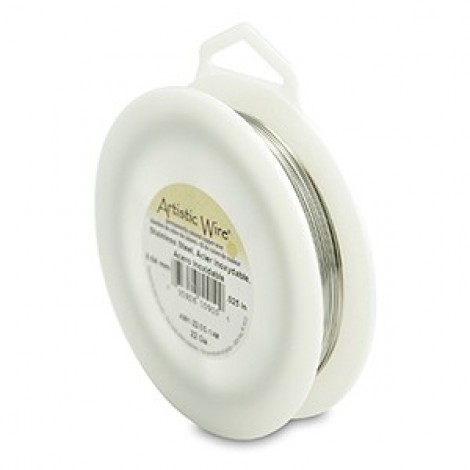 22ga Artistic Wire - Stainless Steel - 1/4lb