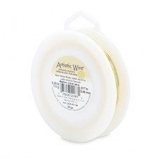 26ga Artistic Craft Wire - Bare Yellow Brass - 1/4lb (96.1m)