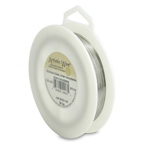28ga Artistic Craft Wire - Stainless Steel - 1/4lb (178m)