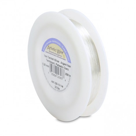 32ga Artistic Wire - Tarnish Resistant Silver - 1/4lb (372m)